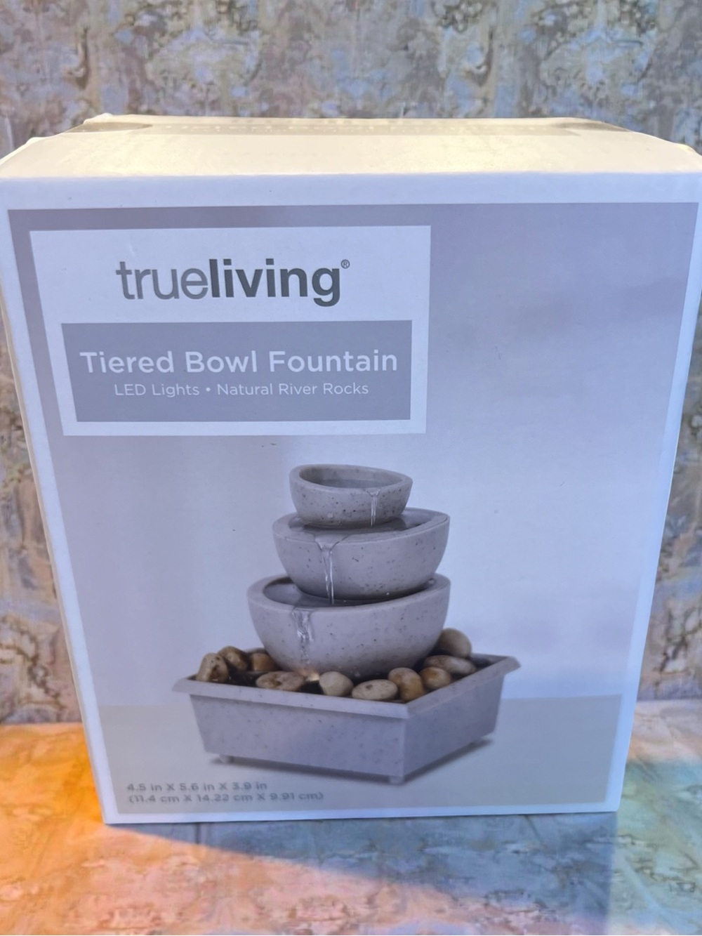 Tiered Bowl Fountain with LED Lights